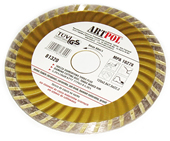 Алмазный диск для универсального реза АRTPOL Turbo (волна)